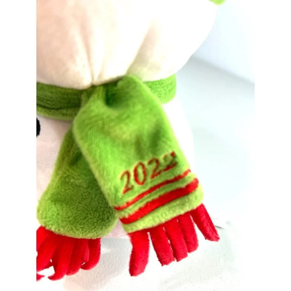 American Greetings Corp Christmas Snowman Plush Stuffed Animal Toy White/Red/Gre - Picture 8 of 9